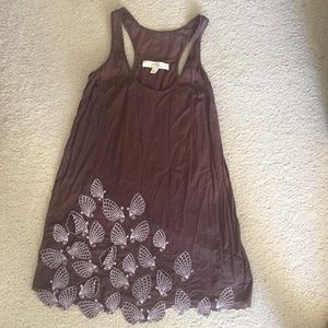 Anthropologie Feather Bone Butterfly Tunic